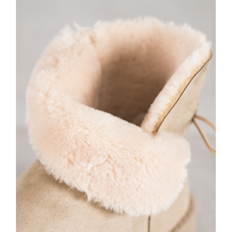 SHELOVET Mukluki Virággal barna 2