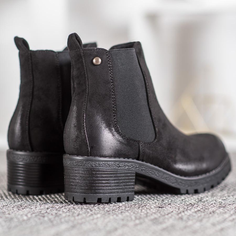 Goodin Csúsztatható csizma Jodhpur csizma fekete 1 Goodin Csúsztatható csizma Jodhpur csizma fekete 1