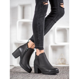 J. Star Magas sarkú csizma fekete 2