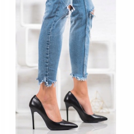 Small Swan Szexi magassarkú fekete 1