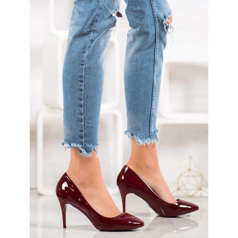 Comer Barnásbarna lakkozott sarok piros sokszínű sárga 1