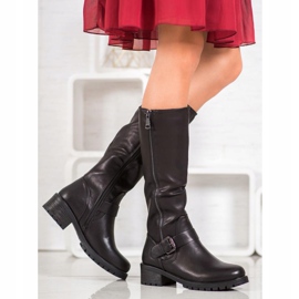 Sixth Sense Csizma Csattal fekete 1 Sixth Sense Csizma Csattal fekete 1