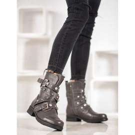 Kayla Meleg dolgozók strasszokkal szürke 1