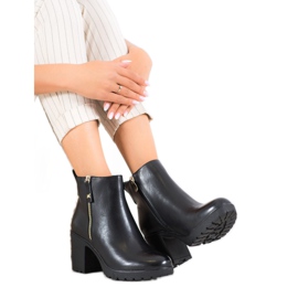 Bella Paris Kényelmes csizma szigeteléssel fekete 2