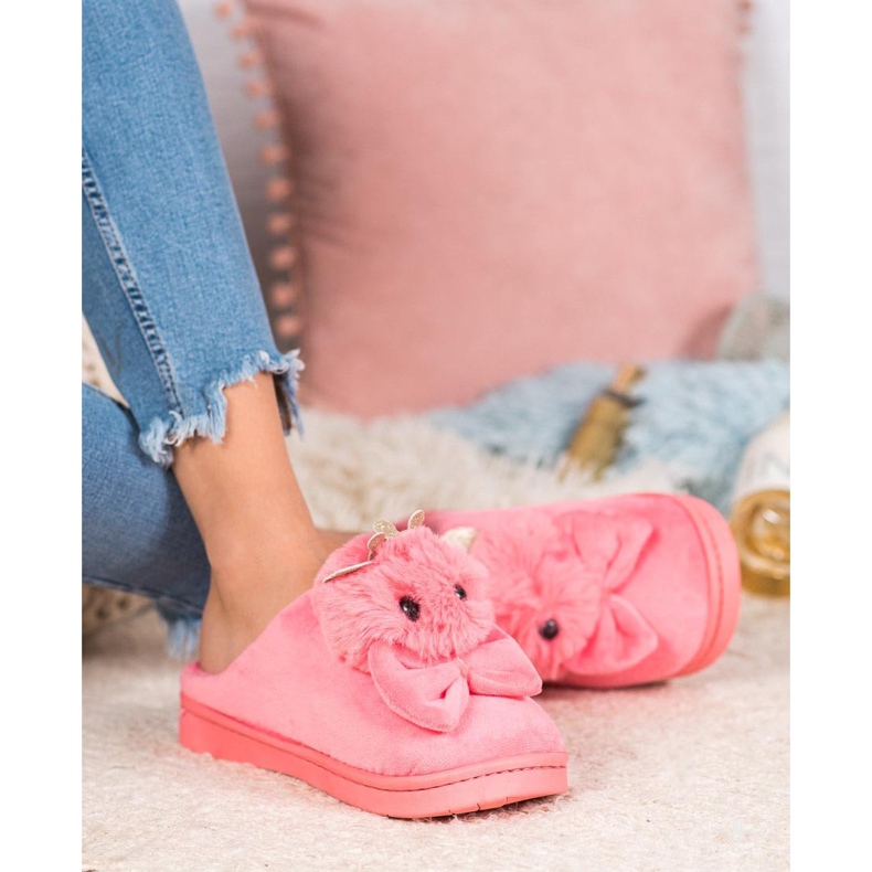 SHELOVET Papucs íjjal rózsaszín 1
