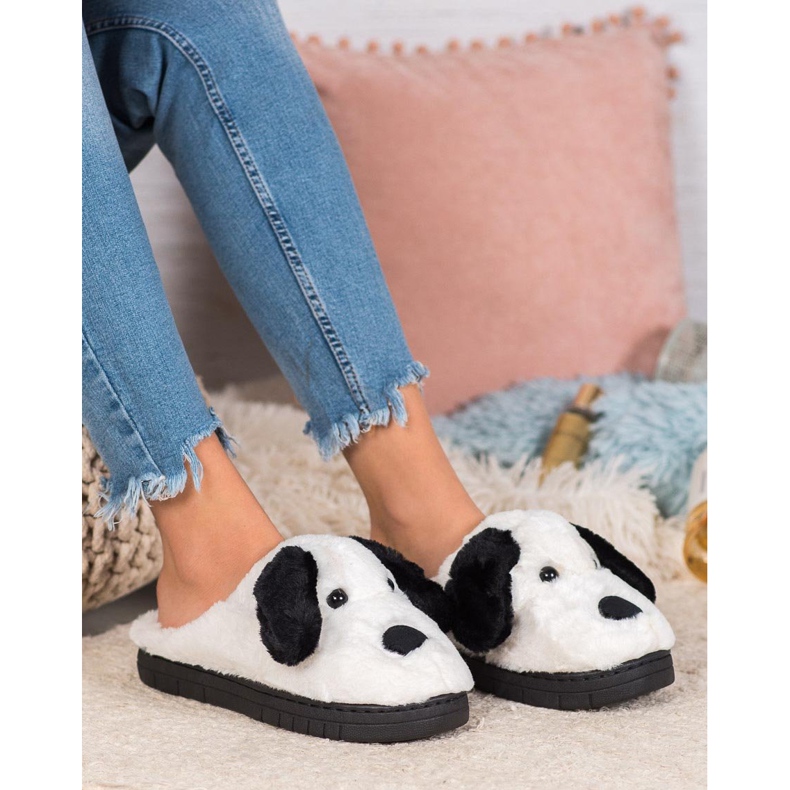 SHELOVET Kutya papucs fehér 1