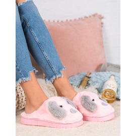 SHELOVET Kutya papucs rózsaszín 1