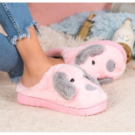 SHELOVET Kutya papucs rózsaszín 2