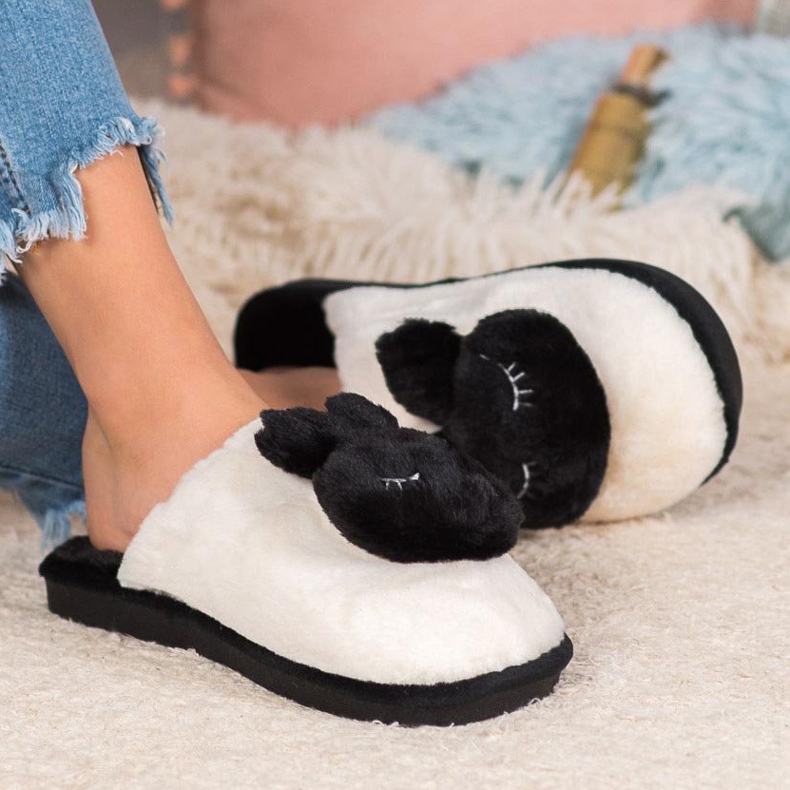 SHELOVET Meleg papucs fekete 1