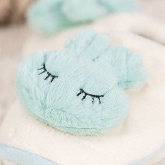 SHELOVET Meleg papucs kék 2