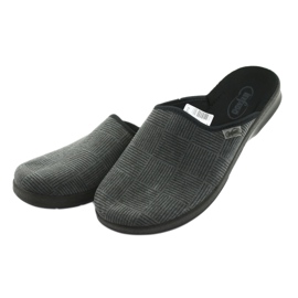 Befado férfi cipő pu 548M014 fekete szürke 3