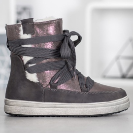 SDS Meleg hócsizma szürke 2