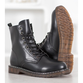 Kylie Stílusos csapdázók öko bőrrel fekete 1