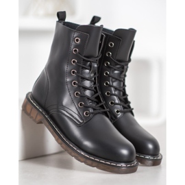 Kylie Stílusos csapdázók öko bőrrel fekete 2