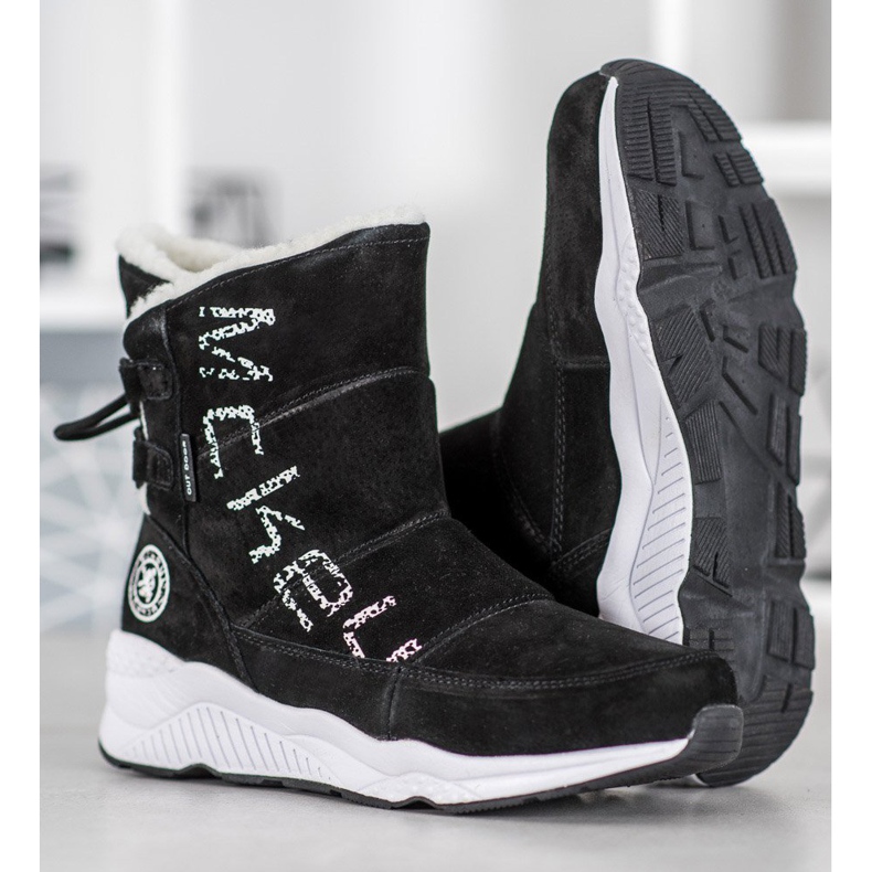 McKey Bőr hócsizma fekete 2