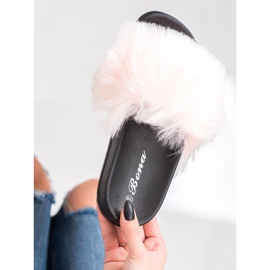 SHELOVET Stílusos papucs rózsaszín 1 SHELOVET Stílusos papucs rózsaszín 1