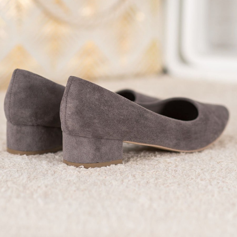 SHELOVET Lapos sarkú szivattyúk szürke 1