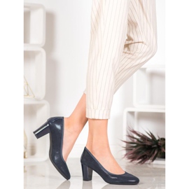 Sergio Leone Kényelmes Navy Blue szivattyúk kék 1