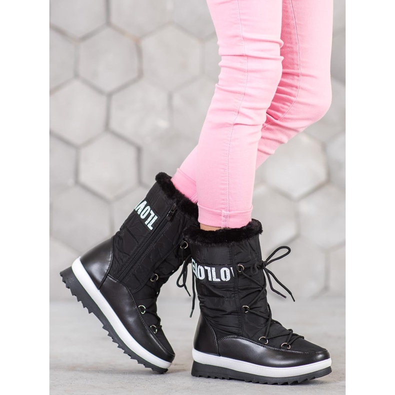 SHELOVET Szerelem a hócsizmát fekete 1 SHELOVET Szerelem a hócsizmát fekete 1