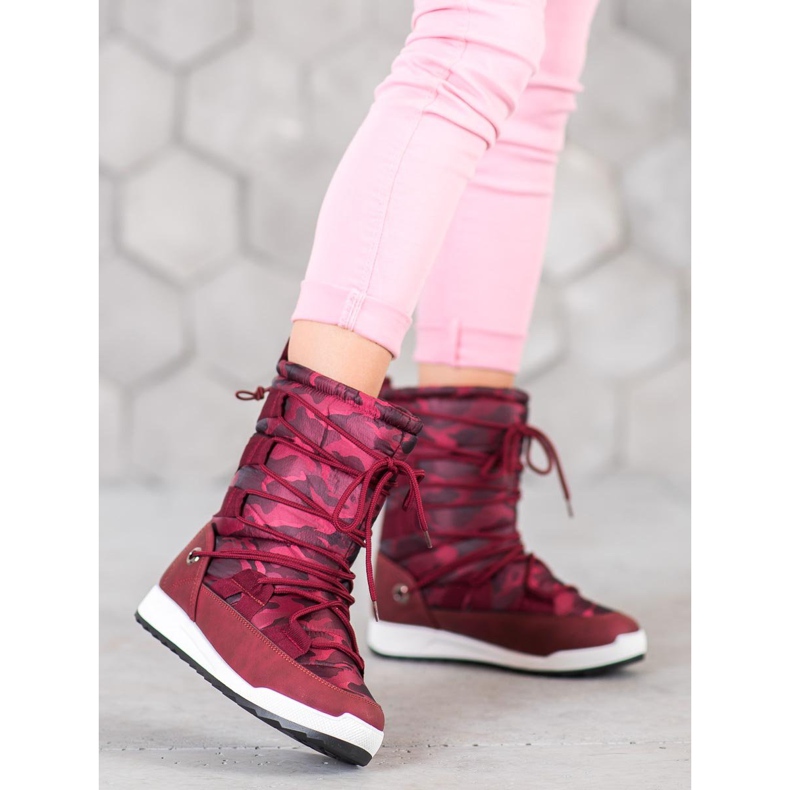 Small Swan Moro hócsizma piros 2