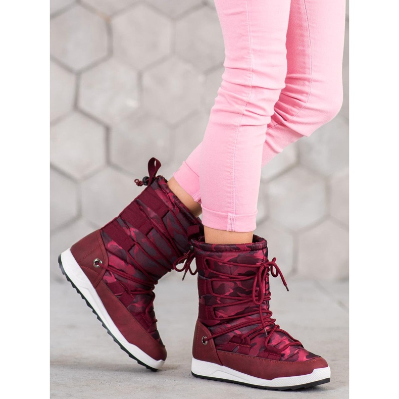 Small Swan Moro hócsizma piros 1