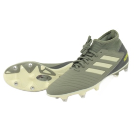 Adidas Predator 19.3 Sg M EG2830 futballcipő zöld 4