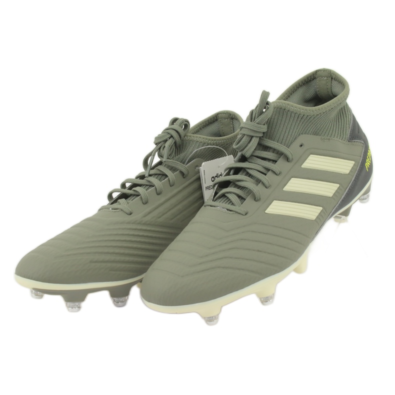 Adidas Predator 19.3 Sg M EG2830 futballcipő zöld 2