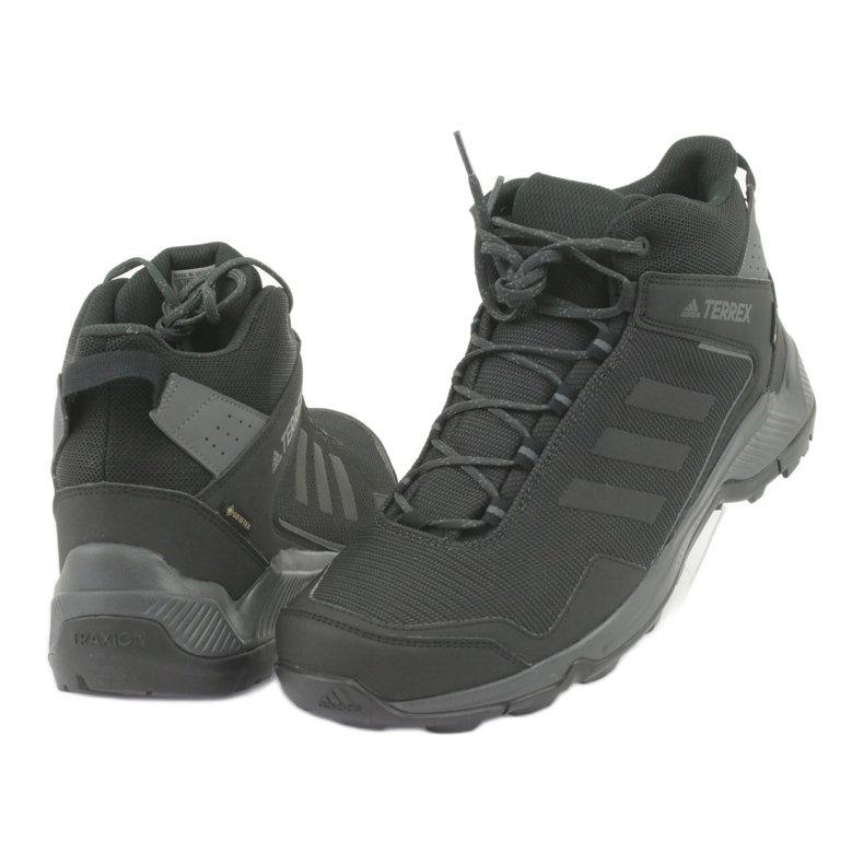 Adidas Terrex Eastrail Mid Gtx M F36760 cipő fekete szürke 4
