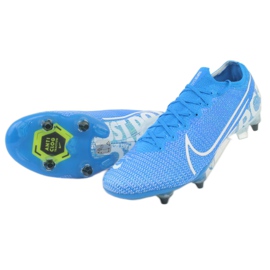 Nike Mercurial Vapor 13 Elite SG-Pro Ac M AT7899 414 futballcipő kék 5