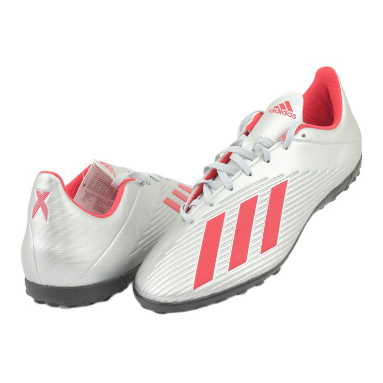 Adidas X 19.4 Tf M F35344 futballcipő ezüst 4
