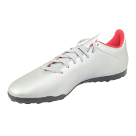 Adidas X 19.4 Tf M F35344 futballcipő ezüst 2