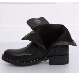 Fekete katonai csizma NC851 Fekete 2