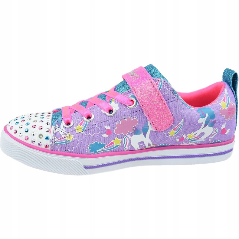 Skechers Sparkle Lite Jr 20212L-LVMT Cipő ibolya 1