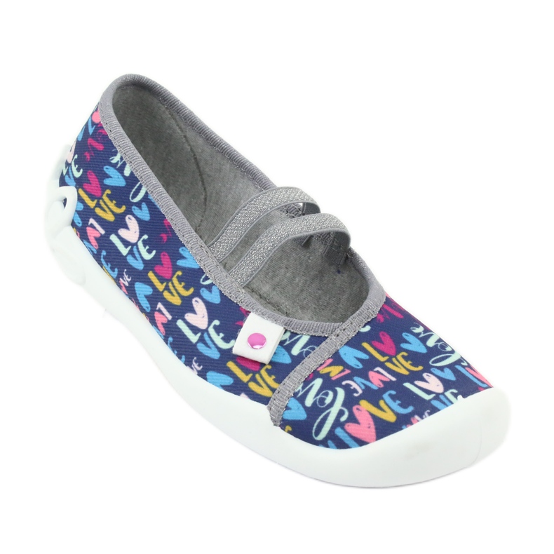 Befado gyermekcipő 116Y260 sötétkék rózsaszín sokszínű 2