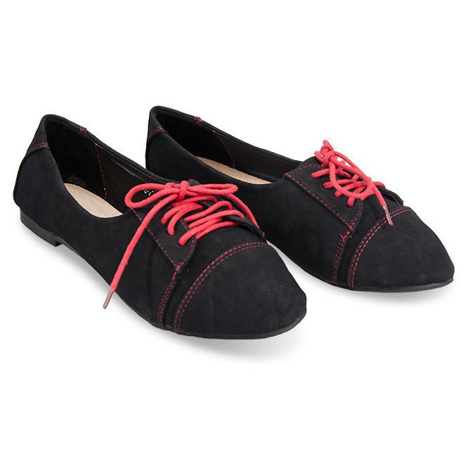 Jazz cipők 3-23 Fekete rózsaszín 1