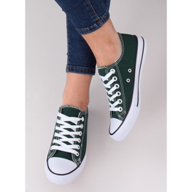 Zöld klasszikus női cipők 7050Y Green 1