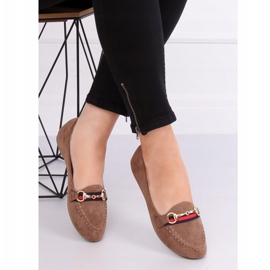 Női bézs naplopók B2027 Khaki 2