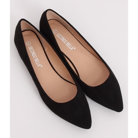 Fekete női balerinák P3T1168-6 Fekete 2