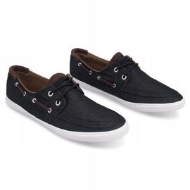 806 Fekete fűzős cipő 1