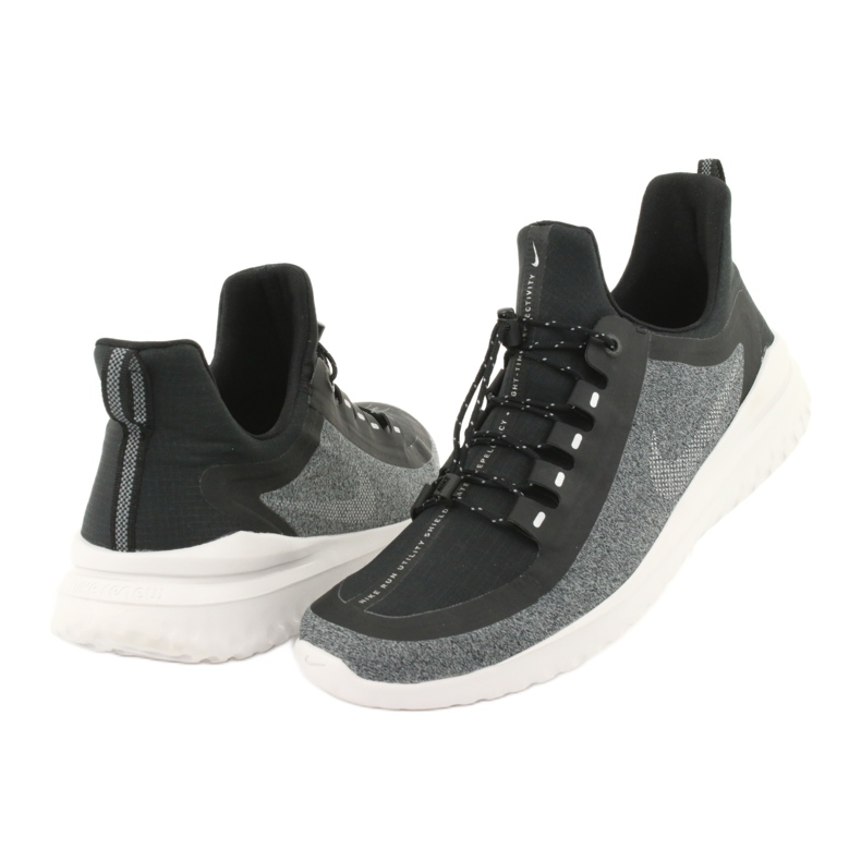 Nike Renew Rival Shield M AR0022-001 cipő fekete szürke 5