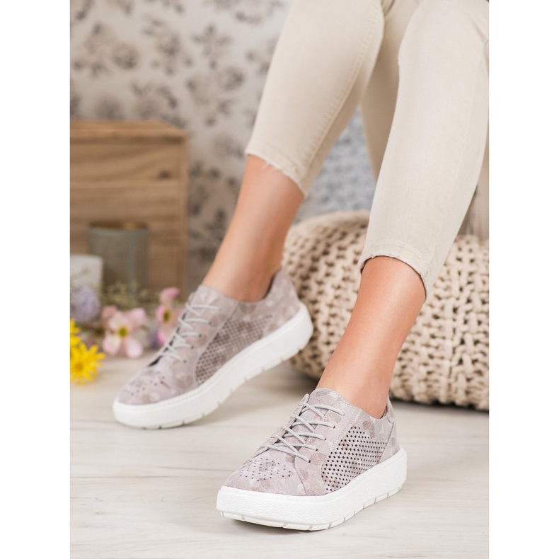 Goodin Fűzős cipő barna 2