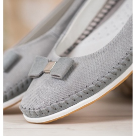 Balerinák íjjal VINCEZA szürke 2