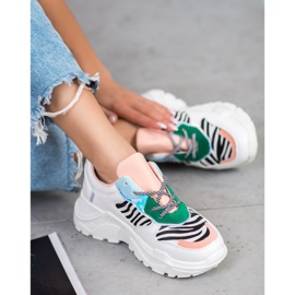 SHELOVET Divat Cipők fehér sokszínű 2