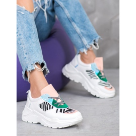 SHELOVET Divat Cipők fehér sokszínű 1