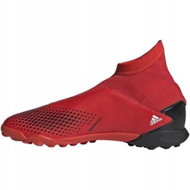 Adidas Predator 20.3 Ll Tf Jr EF1949 futballcipő piros piros 2