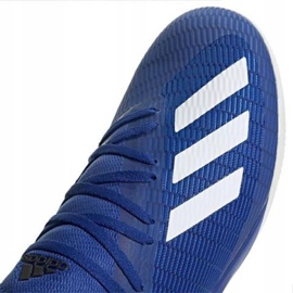 Adidas X 19.3 In M EG7154 futballcipő kék kék 1 Adidas X 19.3 In M EG7154 futballcipő kék kék 1