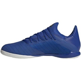 Adidas X 19.3 In M EG7154 futballcipő kék kék 2 Adidas X 19.3 In M EG7154 futballcipő kék kék 2