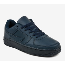Navy blue cipők A5236 sötétkék 1