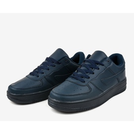 Navy blue cipők A5236 sötétkék 3