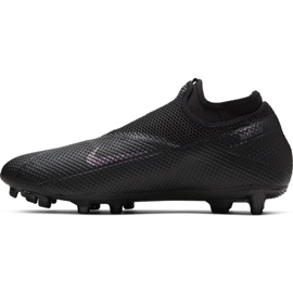Nike Phantom Vsn 2 Academy Df FG / MG M CD4156-010 futballcipő fekete fekete 2